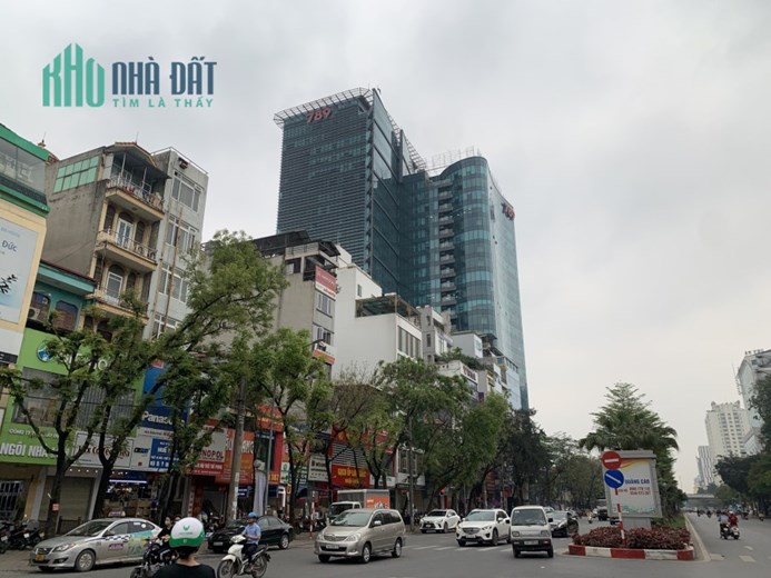 Mặt phố Hoàng Quốc Việt Cầu Gíây, vỉa hè sân bay, 420m thông sàn