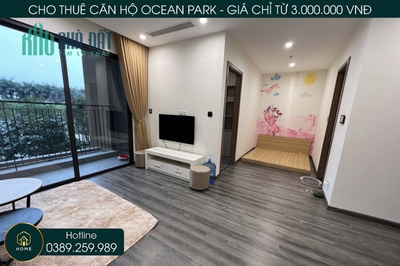 CHO THUÊ CHUNG CƯ OCEAN PARK, LIÊN HỆ 0389.259.989