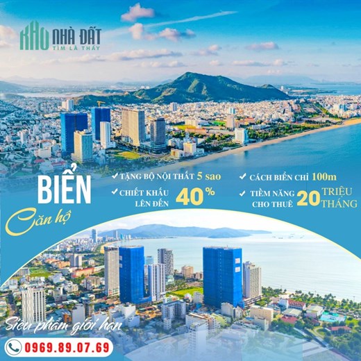 Tận hưởng cuộc sống đẳng cấp tại căn hộ biển Quy Nhơn Melody!