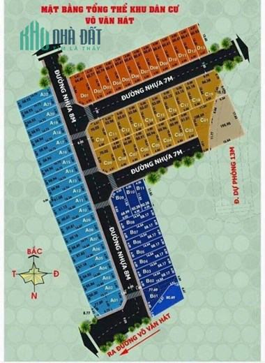 BÁN LÔ ĐẤT KDC TRỤC VÕ VĂN HÁT, P.LONG TRƯỜNG, TP.THỦ ĐỨC(Q9), TP.HCM, DT 50M2, ĐƯỜNG TRƯỚC NHÀ 7M.