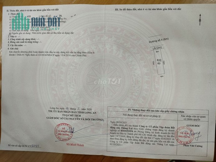 bán đất nền khu dân cư Thắng Lợi chỉ 1ty4,sổ riêng,sang tên liền