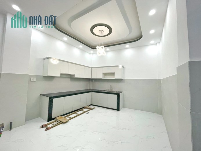 Nhà mới 3 tầng hẻm Dương Bá Trạc P1Q8. Giá 6,8 tỷ TL