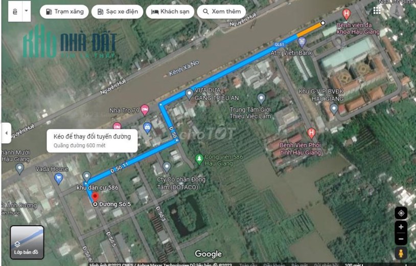 Chính chủ cần bán nhà đường số 5, KDC 586, P7, tp Vị Thanh, tỉnh Hậu Giang