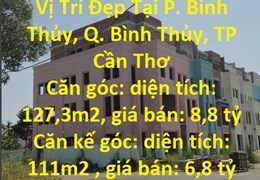 Sở Hữu Ngay Shophouse Vị Trí Đẹp Tại P. Bình Thủy, Q. Bình Thủy, TP Cần Thơ