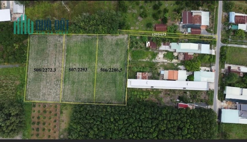 Bán 7503m2 đất ngay trung tâm KCN Trảng Bàng  phù hợp Xây Xưởng , Nhà Vườn.....