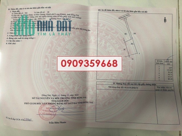 💥Chính chủ bán đất tại Ấp 18 Gia Đình, Xã Bảo Quang, TP.Long Khánh, Đồng Nai; 11 tỷ; 0909359668