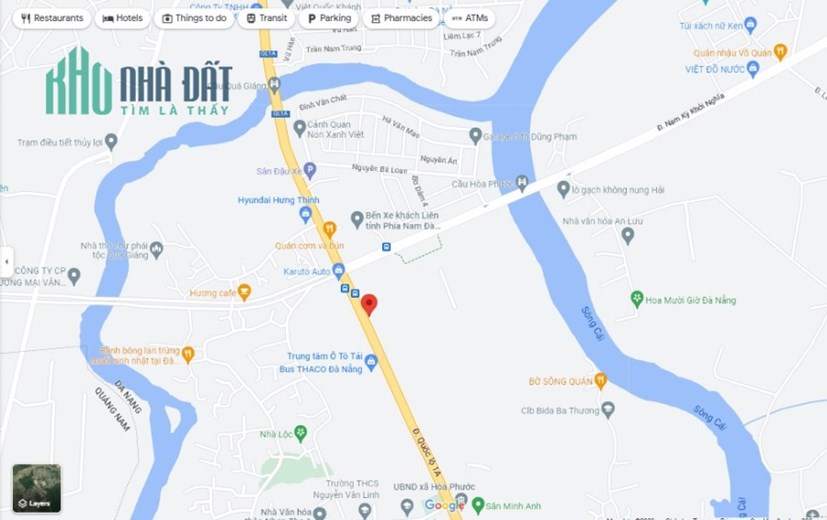 .Đất SXKD Mặt Tiền Quốc Lộ 1A Đà Nẵng, 10053m2, Ngang 92m