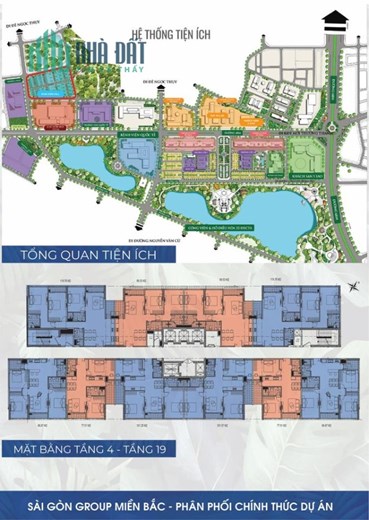 Quỹ căn hộ 2 ngủ view hồ điều hòa 22ha chung cư Khai Sơn City, Thượng Thanh, Long Biên