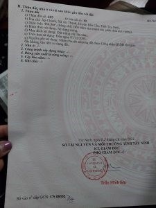 Chính Chủ Cần Bán Lô Đất Thổ Cư Vị Trí Đẹp Tại Tây Ninh