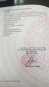 Cần Bán Lô Đất Mặt Tiền Vị Trí Đẹp Tại TP Tuyên Quang Tỉnh Tuyên Quang