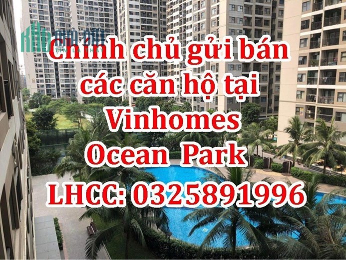 Chính chủ gửi bán các căn hộ tại Vinhomes Ocean Park