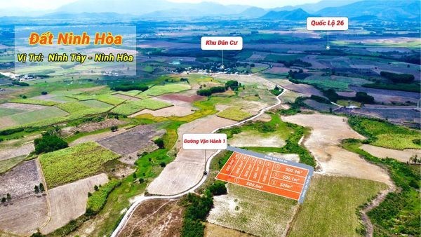 Bán Đất Giá Rẻ Ninh Tây Ninh Hòa CHỉ 150tr