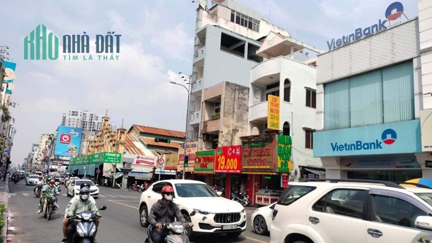 BÁN NHÀ MẶT TIỀN CHỢ TÂN ĐỊNH, QUẬN 1, 7 TẦNG, NGANG 4.2 X 16, 15 TỶ 9.