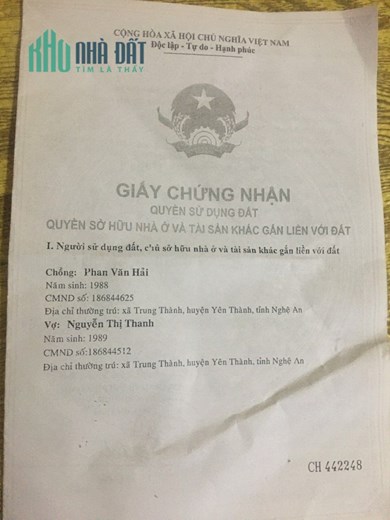 CHÍNH CHỦ Cần Bán Nhanh Lô Đất Vị Trí Đẹp Tại Thành Phố Vinh, Tỉnh Nghệ An.
