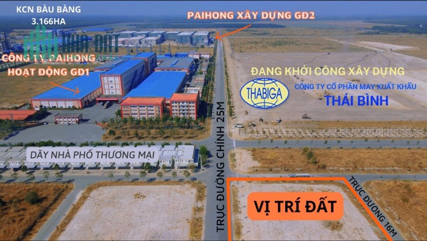 Đất nền liền kề công ty Paihong giá gốc chính chủ từ 9,2 triệu/m2
