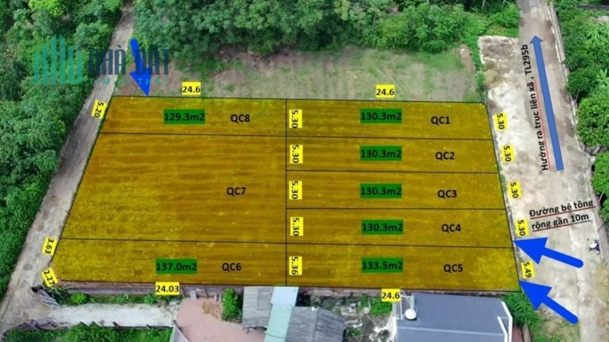 Còn 2 lô duy nhất tại xã Ngọc Châu-Tân Yên-Bắc Giang.Giá hơn 400tr