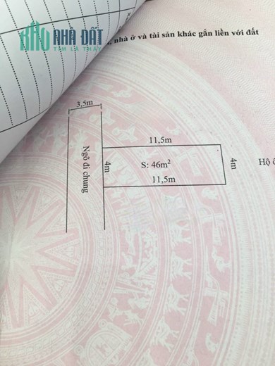 BÁN NHÀ 46m x 3 tầng mặt ngõ Ô tô 7 chỗ đỗ cửa Đằng Hải chỉ 1ty790