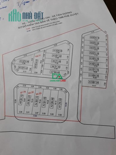 BÁN ĐẤT ĐẤU GIÁ X5 TRUNG OAI, TIÊN DƯƠNG, ĐÔNG ANH - KINH DOANH ĐỈNH - CHỈ 6X TR/M2