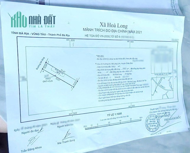 ⛔ Bán mặt tiền Nhựa Nhánh HL3 thuộc Long Phước, Tp Bà Rịa.