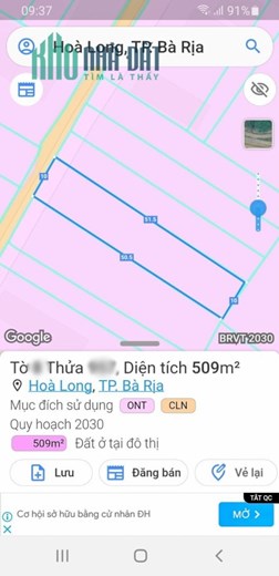⛔ Bán mặt tiền Nhựa Nhánh HL3 thuộc Long Phước, Tp Bà Rịa.