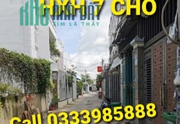 Hẻm 6m Nhà 98m2 có 3,7 tỷ Lê Văn Khương Q12 Hiệp Thành TPHCM