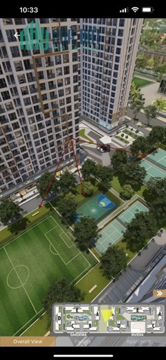 Chính chủ cần bán lại căn 2pn Masterise Central Point view sân tenic, công viên chỉ cần 899tr sau 2