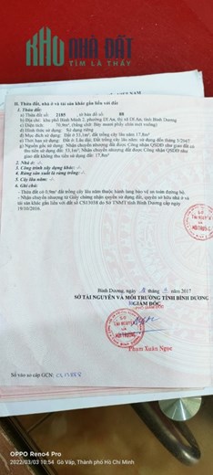 CHÍNH CHỦ CẦN BÁN NHÀ Ở 37A XÓM NHANG – KP BÌNH MINH 2 - DĨ AN – TP BÌNH DƯƠNG