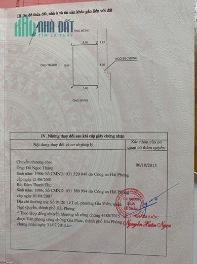 Bán nhà ngõ 202 Miếu Hai Xã - Lê Chân 40m x 3 tầng GIÁ 2.15 tỉ nhà đẹp