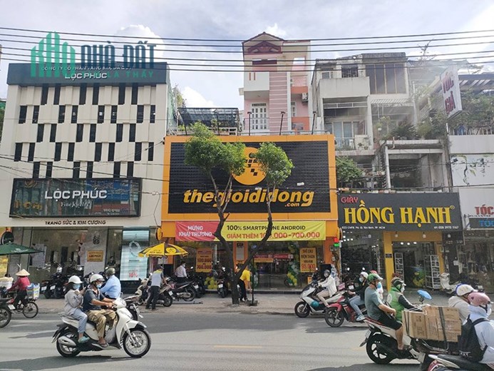 MẶT TIỀN ĐƯỜNG CÁCH MẠNG THÁNG 8 20 x 40, HĐT 500 TRIỆU/THÁNG 3 TẦNG 300 TỶ.
