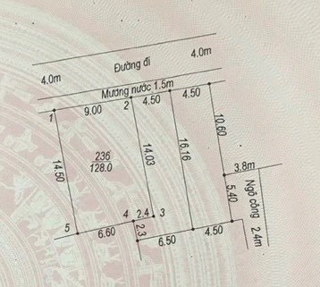 Giá Sốc hơn 20 triệu sở hữu ngay lô đất ở đô thị diện tích: 128m, vị trí đẹp nhất nhì thị trấn Chúc