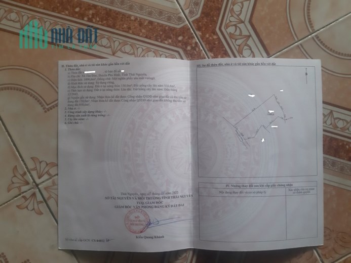 CHÍNH CHỦ CẦN TIỀN BÁN GẤP LÔ ĐẤT 2  MẶT TIỀN RỘNG 1000M TẠI TÂN ĐỨC HUYỆN PHÚ BÌNH TN  GIÁ CỰC RẺ..