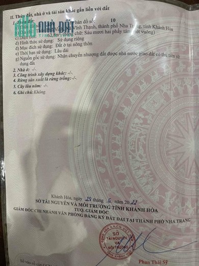 Đất hẻm vuông vức Phú Vinh - Vĩnh Thạnh gần bờ kè đang quy hoạch Sông Cái Nha Trang