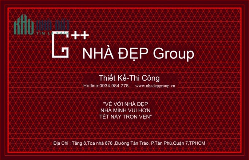 THIẾT KẾ THI CÔNG XÂY DỰNG - NHÀ ĐẸP GROUP, Quận 7