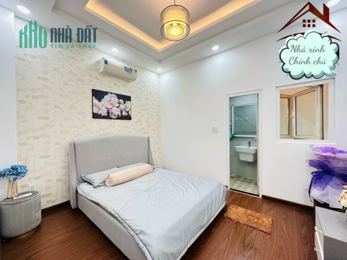 XE HƠI ĐỖ CỬA - LÊ ĐỨC THỌ, P13, GÒ VẤP, 4x14=56, 4 TẦNG, 4 PN - GIÁ 6,8 TỶ.