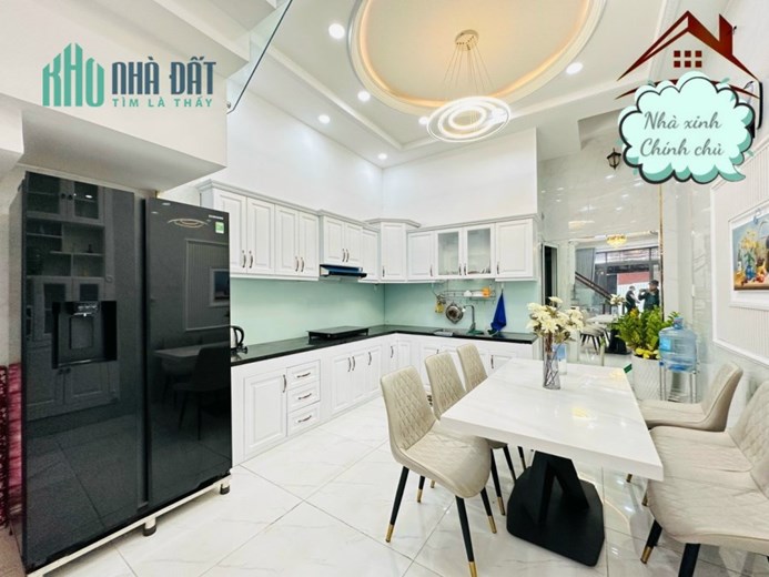 XE HƠI ĐỖ CỬA - LÊ ĐỨC THỌ, P13, GÒ VẤP, 4x14=56, 4 TẦNG, 4 PN - GIÁ 6,8 TỶ.