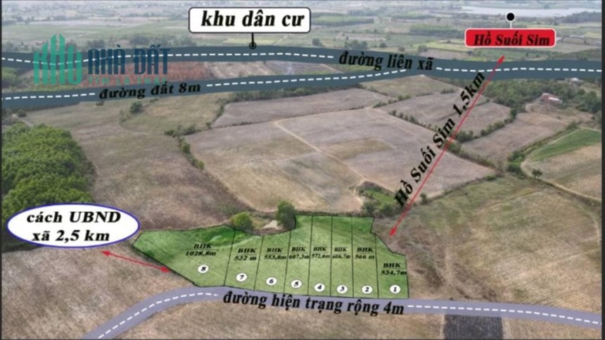 Bán 8 lô Đất Vườn Ninh Sim Ninh Hòa Khánh Hòa