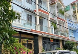 MẶT TIỀN  KDC TÊN LỬA AEON BÌNH TÂN - 5 TẦNG THANG MÁY - NỘI THẤT SANG TRỌNG