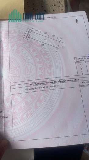 Chính chủ cần bán gấp 100m2 TC tại Tp. Long Khánh chỉ 1 tỷxxx