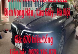 bán xe VINFAST Lux A2.0 2022 Dịch Vọng Hậu , Cầu Giấy , Hà Nội