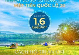 Đất mặt tiền Quốc Lộ 20, giá 1,6 triệu/m2, đã có sổ hong tung lo