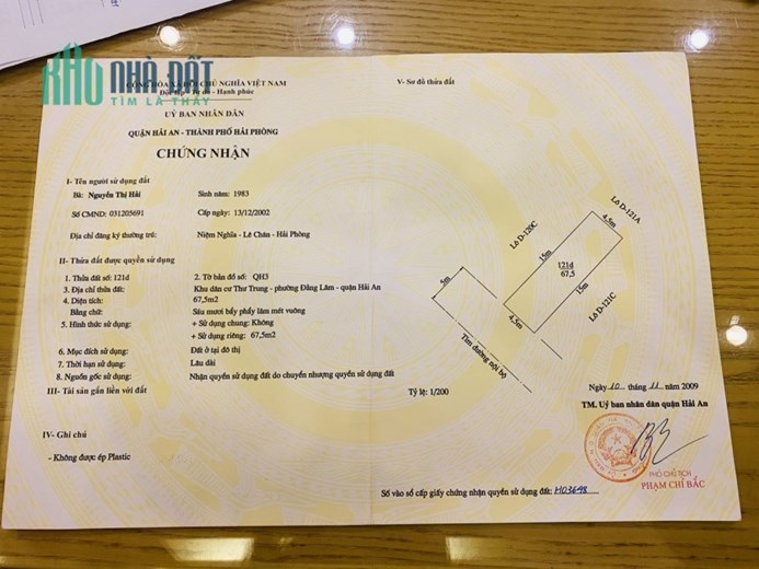 SIÊU PHẨM NHÀ 04 TẦNG, DIỆN TÍCH SÀN 67.5M2 TẠI THƯ TRUNG 2 GIÁ 4.4 TỶ