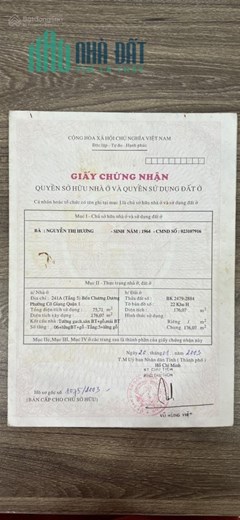 Chính chủ cần bán gấp căn chung cư  Võ Văn Kiệt phường Cô Giang Q1