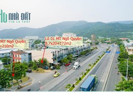 Bán GẤP 4 lô liền kề mặt tiền Ngô Quyền