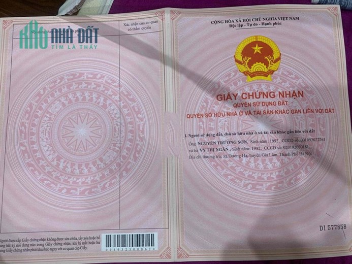 Kẹt Tiền Chính Chủ Cần Bán Lô Đất Tại Huyện Gia Bình