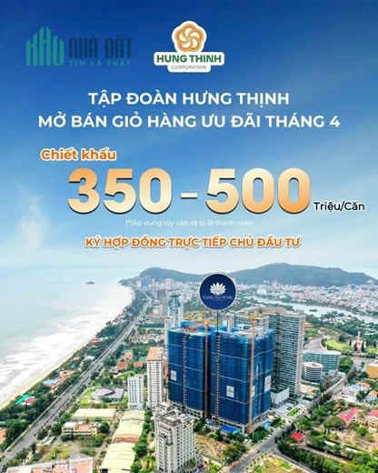 Căn hộ biển Vũng Tàu chiết khấu cực khủng giá chỉ còn 1 tỷ 250triệu 1 căn.
