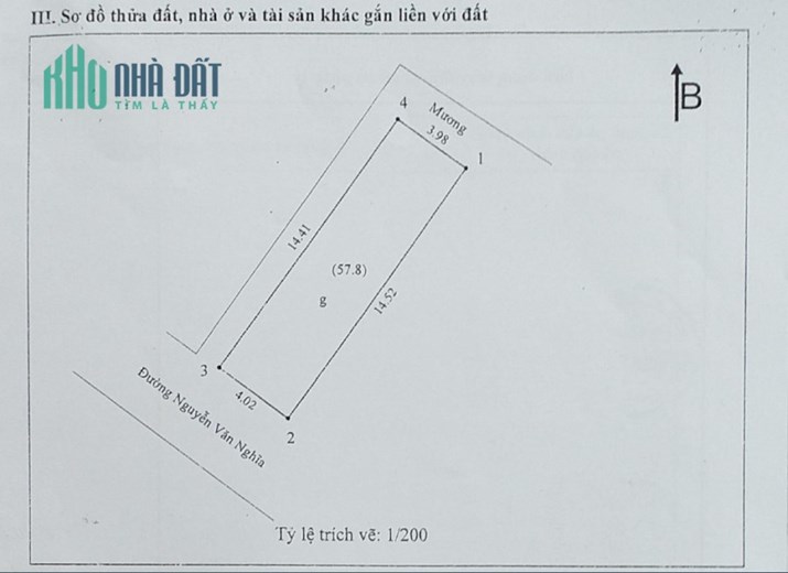 Chính chủ Bán nhà đường Nguyễn Văn Nghĩa, phường Quang Vinh, TP Biên Hòa, Đồng Nai