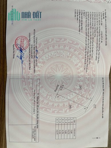Bán đất Kim Long, Tam Dương giá chỉ hơn 300tr