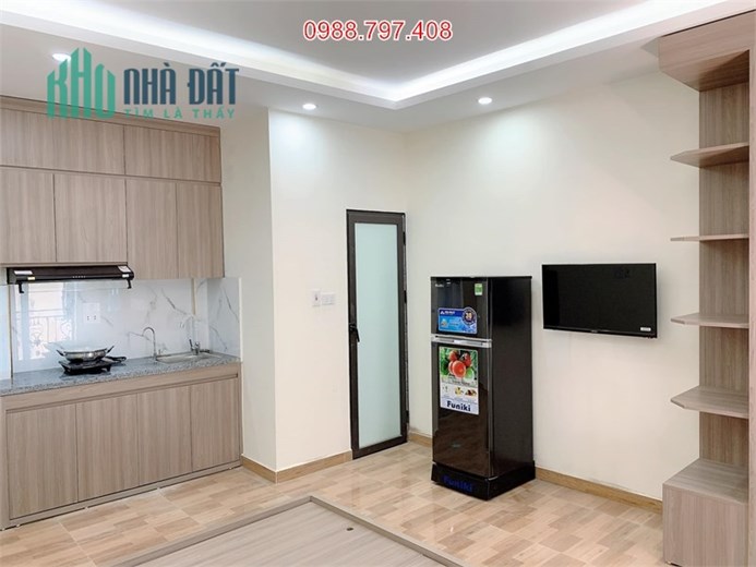 Bán CCMN Cầu Giấy 88m, 7T, 25PKK, Dòng tiền 2 tỷ/năm, sát phố, nhỉnh 16 tỷ