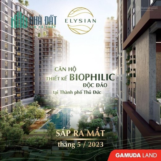 SỞ HỮU căn hộ BIOPHILIC độc đáo ELYSIAN giá từ 2 Tỷ