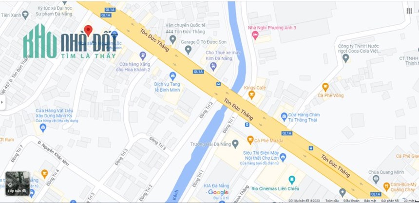Cho Thuê Mặt bằng kinh doanh lô góc 2 mặt tiền đường Tôn Đức Thắng, sát ĐH Sư Phạm